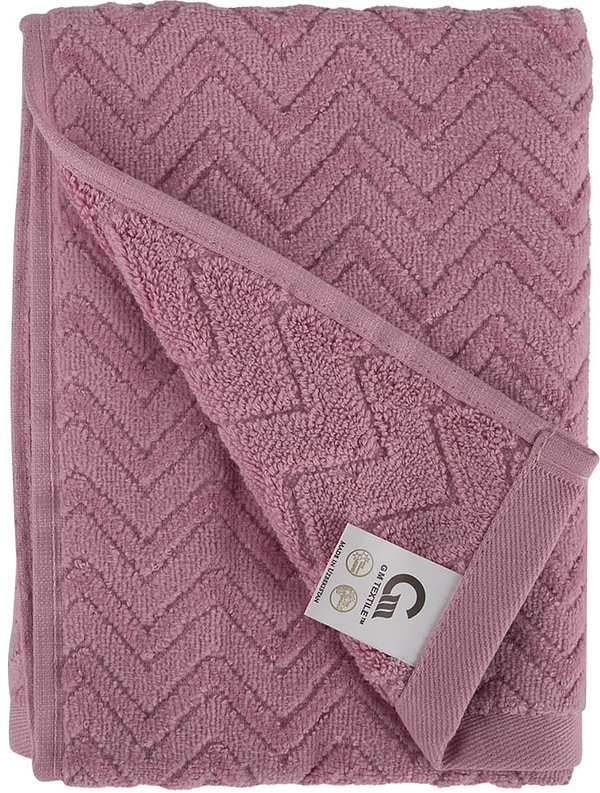 Фото - Полотенце для рук GM Textile махровое жаккардовое велюр розовый 40х70