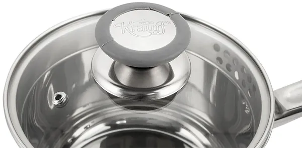 Фото - Ківш Krauff 26-238-022 16 см, 2,0 л, з кришкою