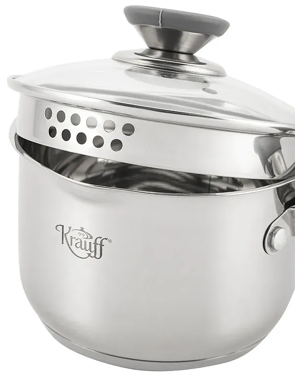 Фото - Ківш Krauff 26-238-022 16 см, 2,0 л, з кришкою