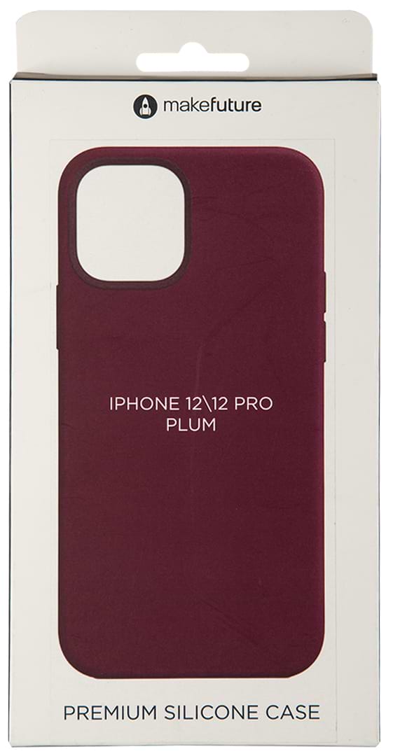 Фото - Бампер для смартфону MakeFuture Premium Silicone Apple iPhone 12/12 Pro Plum (MCLP-AI12/12PPL)