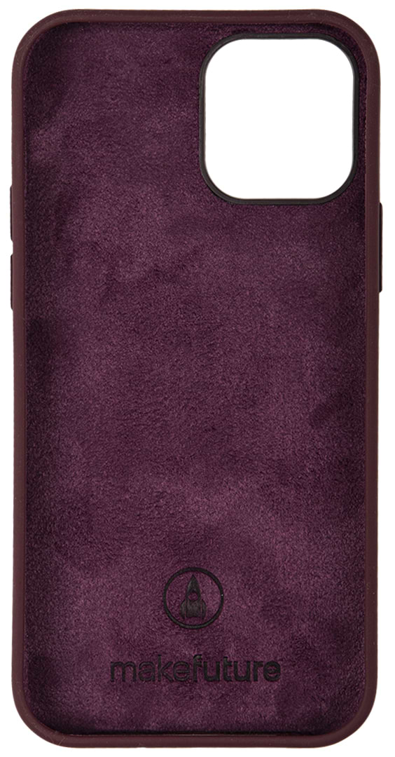 Фото - Бампер для смартфону MakeFuture Premium Silicone Apple iPhone 12/12 Pro Plum (MCLP-AI12/12PPL)