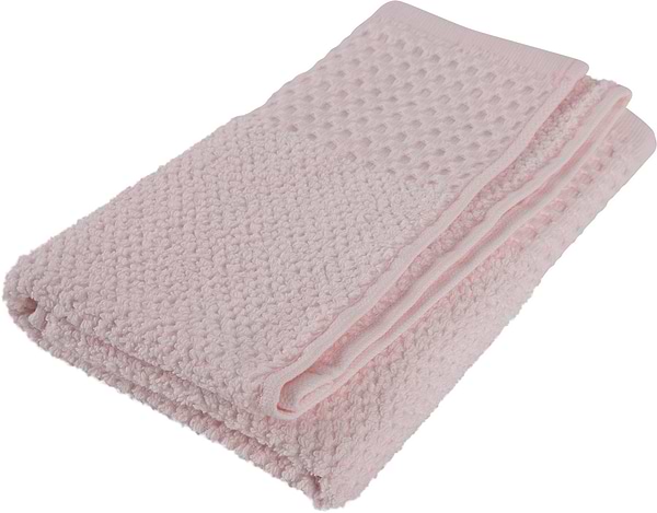 Фото - Рушник банний GM Textile махровий вафельний бордюр світло-бежевий 70х140