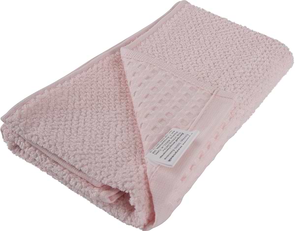 Фото - Рушник банний GM Textile махровий вафельний бордюр світло-бежевий 70х140