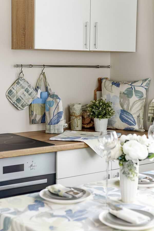 Фото - Подушка декоративная Прованс 45х45 Голубые Цветы (030934)