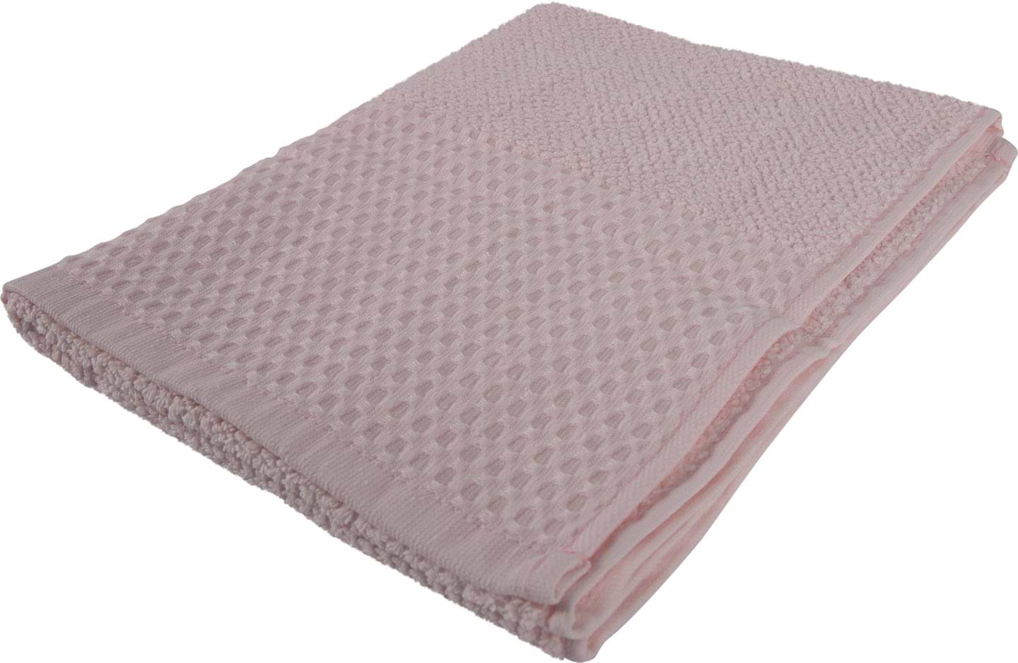 Рушник для обличчя GM Textile махровий вафельний бордюр світло-бежевий 50х90 - Фото 1