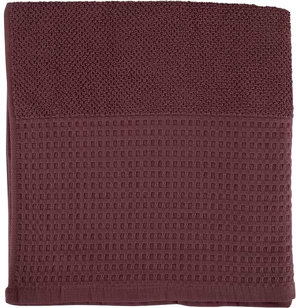 Фото - Полотенце банное GM Textile махровое вафельное бордюр терракот 70х140