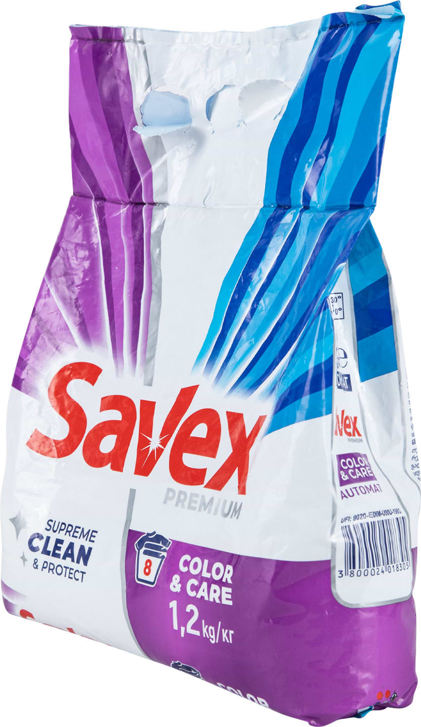 Фото - Стиральный порошок SAVEX Color&Care Automat 1,2 кг