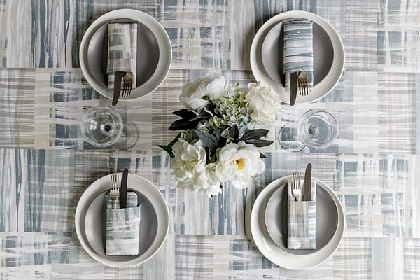 Фото - Скатерть прямоугольная Прованс 120х136 Клетка (030896)