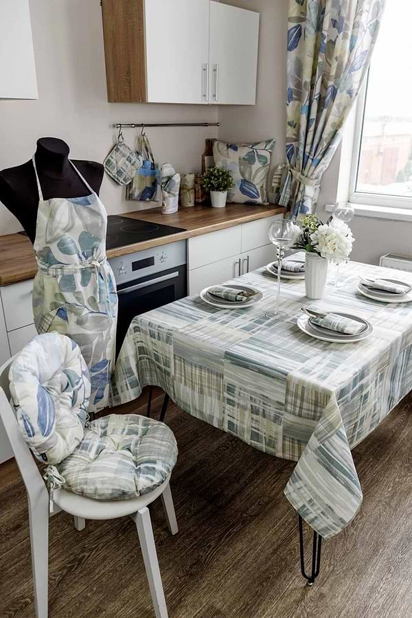 Фото - Скатерть прямоугольная Прованс 120х136 Клетка (030896)