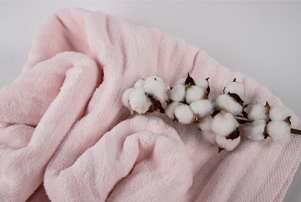 Фото - Полотенце банное GM Textile махровое Бабл Зеро Твист светло-бежевый 100х150