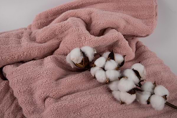 Фото - Рушник банний GM Textile махровий Бабл Зеро Твіст світло-кораловий 100х150
