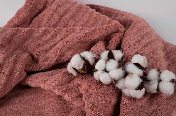 Фото - Рушник банний GM Textile махровий Бабл Зеро Твіст світло-теракотовий 100х150