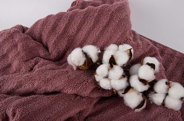 Фото - Рушник банний GM Textile махровий Бабл Зеро Твіст теракот 100х150