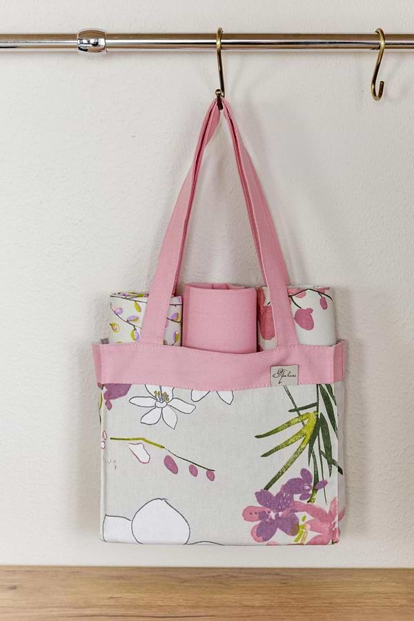 Фото - Набір рушників Прованс Орхідея в торбі, 3шт (030981)