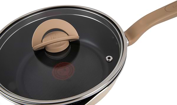 Фото - Сковорода універсальна Tefal G1672504 22 см (2,2л), бежева з кр