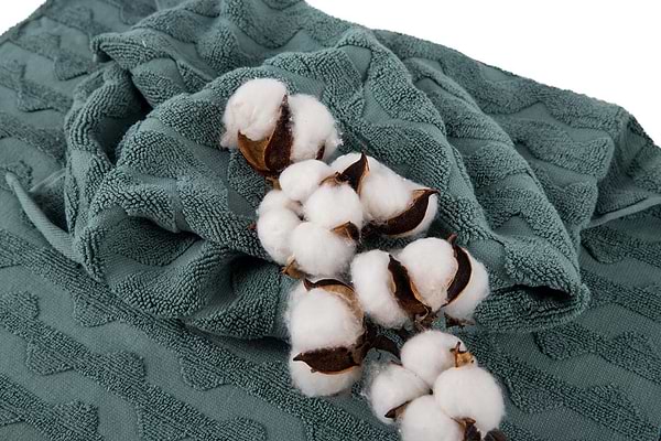 Фото - Полотенце для лица GM Textile махровое жаккардовое мятный (зигзаг) 50х90