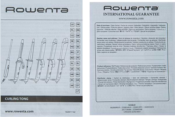 Фото - Плойка Rowenta CF311LF0