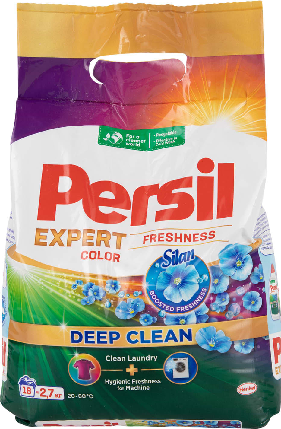 Пральний порошок Persil авт. Колор Свіжiсть від Сілан 2,7 кг, 18 циклів - Фото 1