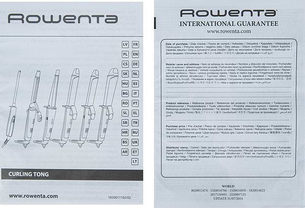 Фото - Плойка Rowenta CF321LF0