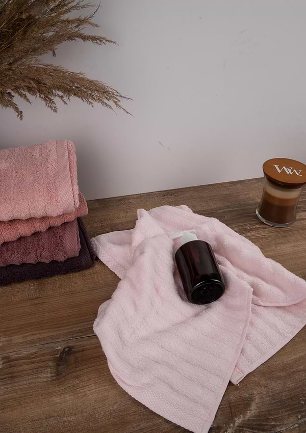 Фото - Рушник для рук GM Textile махровий Бабл Зеро Твіст світло-бежевий 40х70