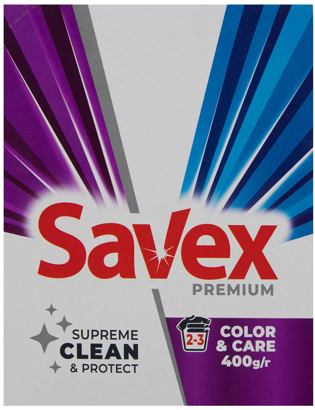 Пральний порошок SAVEX Parfum Lock Color Brightness автомат 400 г