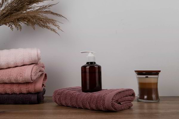 Фото - Рушник для рук GM Textile махровий Бабл Зеро Твіст теракот 40х70