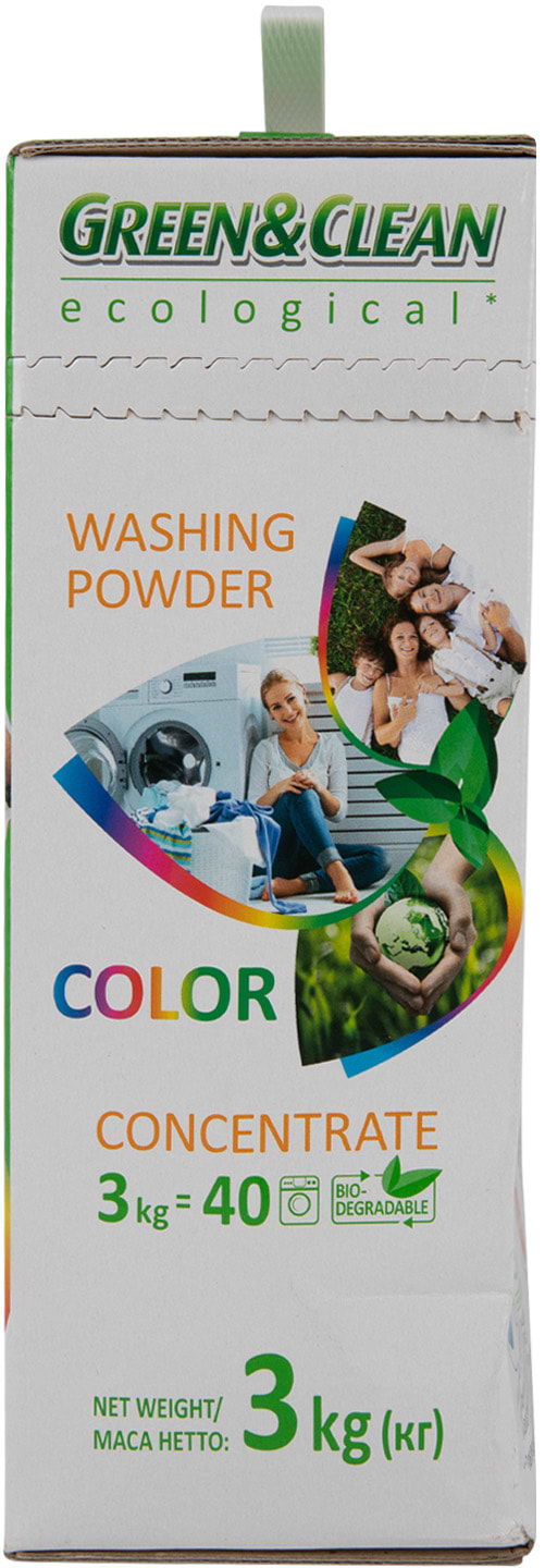 Фото - Пральний порошок Green&Clean GCL00478 Prof.д/колір.одягу(30циклів прання)к/у
