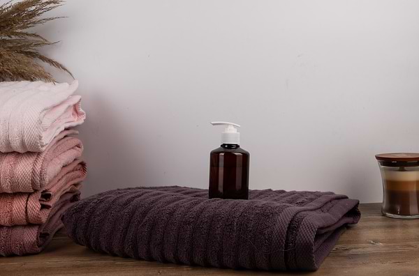 Фото - Рушник банний GM Textile махровий Бабл Зеро Твіст темно-коричневий 100х150
