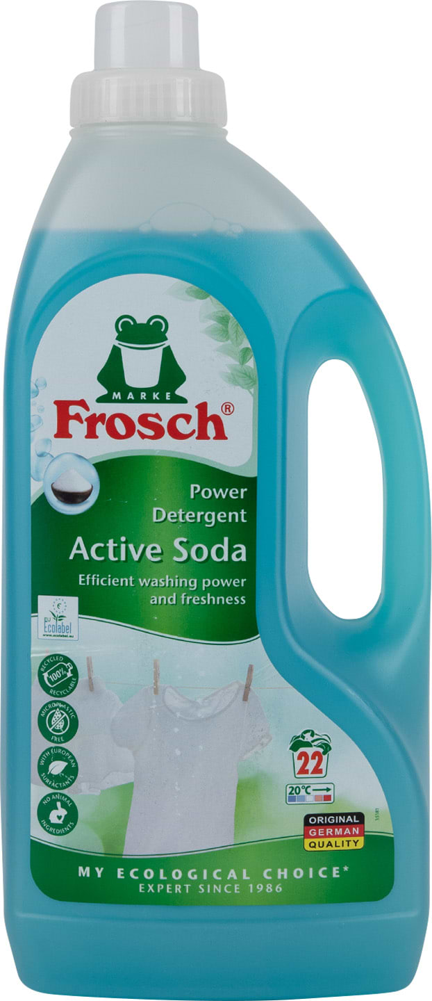 Гель для стирки Frosch Концентрат Сода 1,5 л - Фото 1