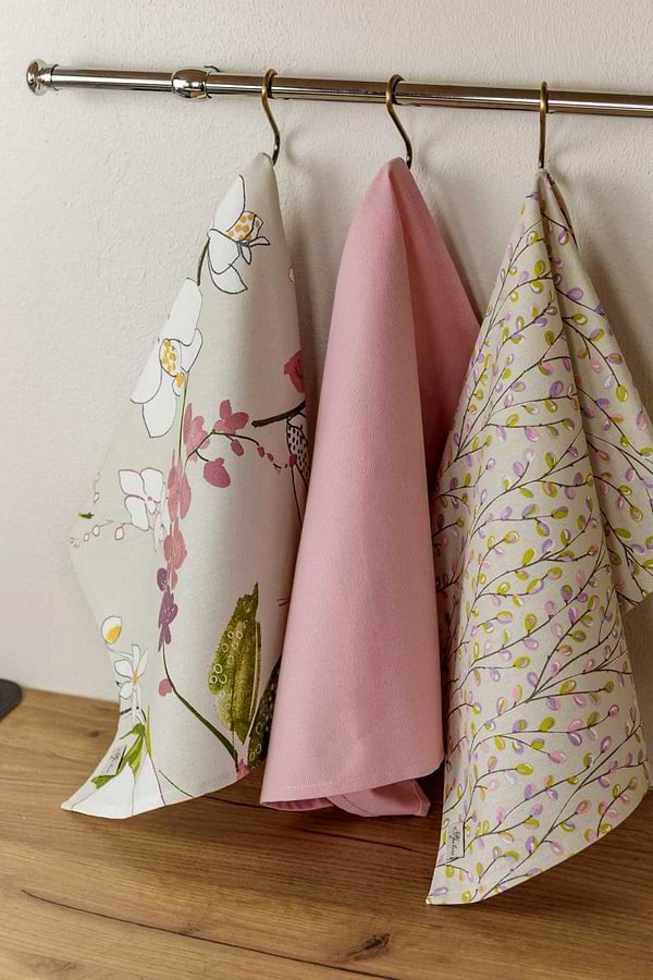 Фото - Набір рушників Прованс Орхідея в торбі, 3шт (030981)