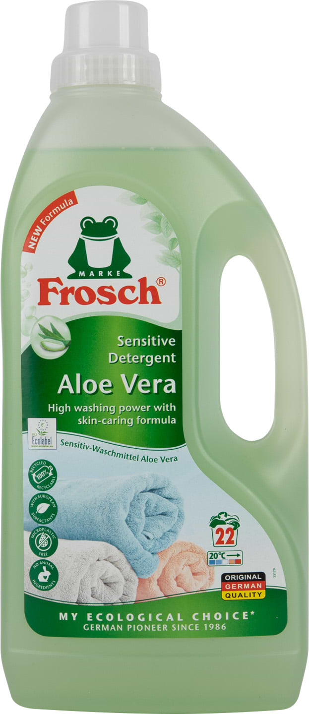 Гель для прання Frosch Концентрат Алое Вера 1,5 л - Фото 1