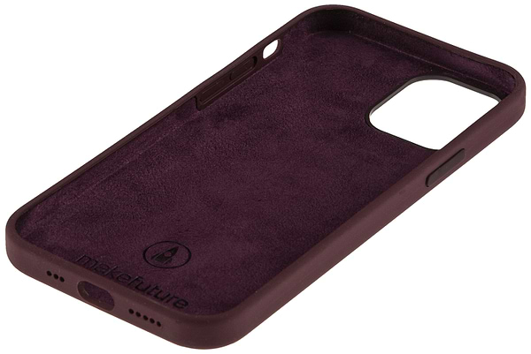 Фото - Бампер для смартфону MakeFuture Premium Silicone Apple iPhone 12/12 Pro Plum (MCLP-AI12/12PPL)