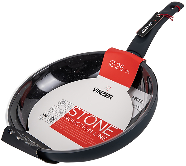 Фото - Сковорода универсальная Vinzer Stone Induction Line 26 см (50441)