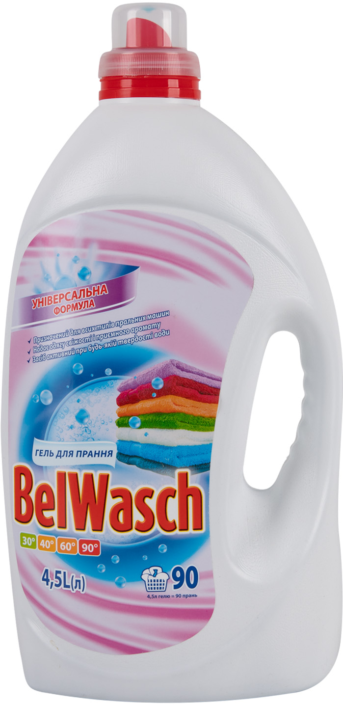 Фото - Гель для стирки BelWasch Универсальный 4,5 л., 90 циклов