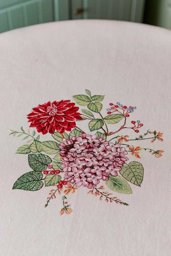 Фото - Скатертина кругла Прованс Гуси D180 см (034131)