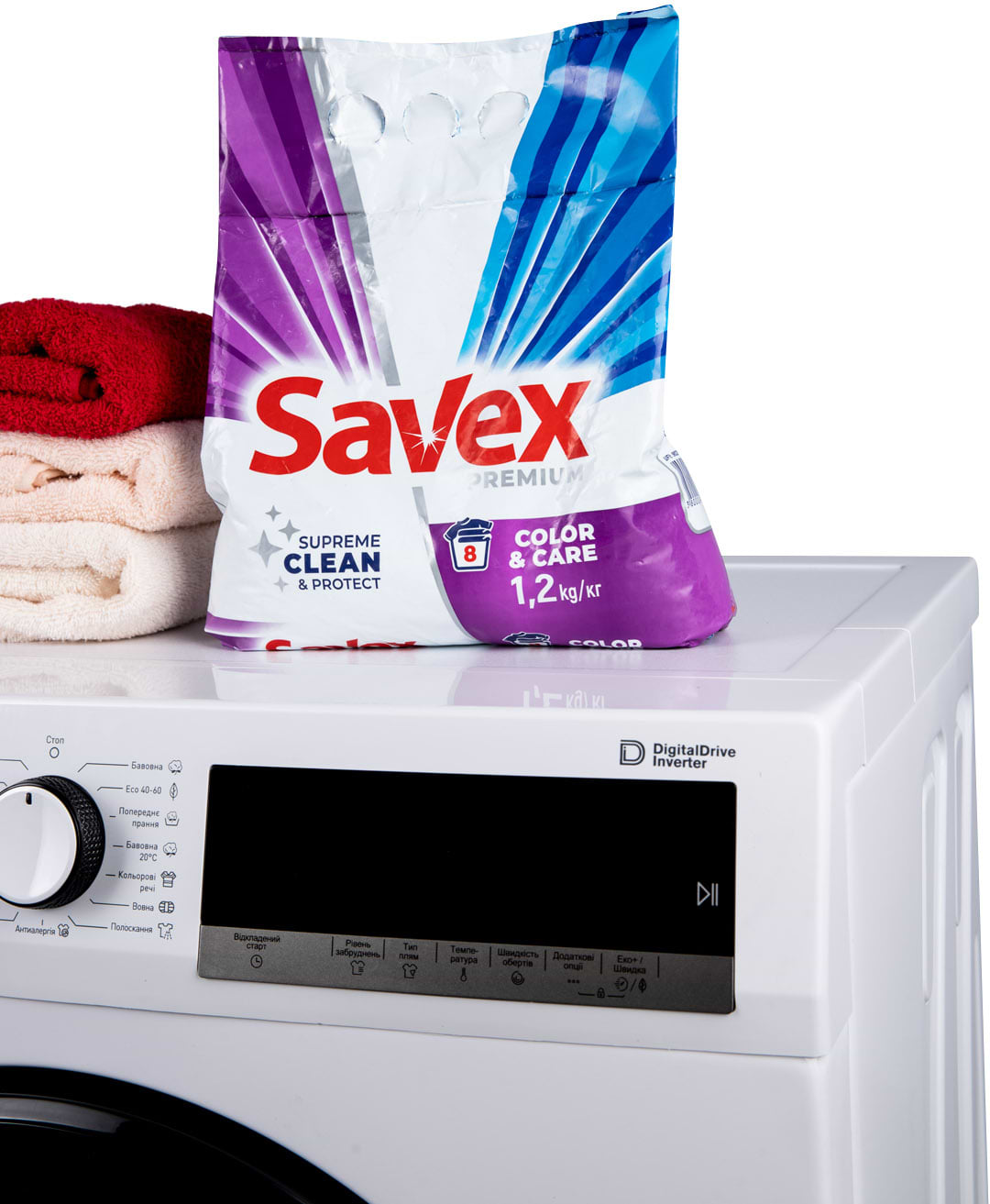 Фото - Стиральный порошок SAVEX Color&Care Automat 1,2 кг