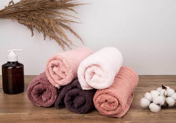 Фото - Рушник для рук GM Textile махровий Бабл Зеро Твіст світло-бежевий 40х70