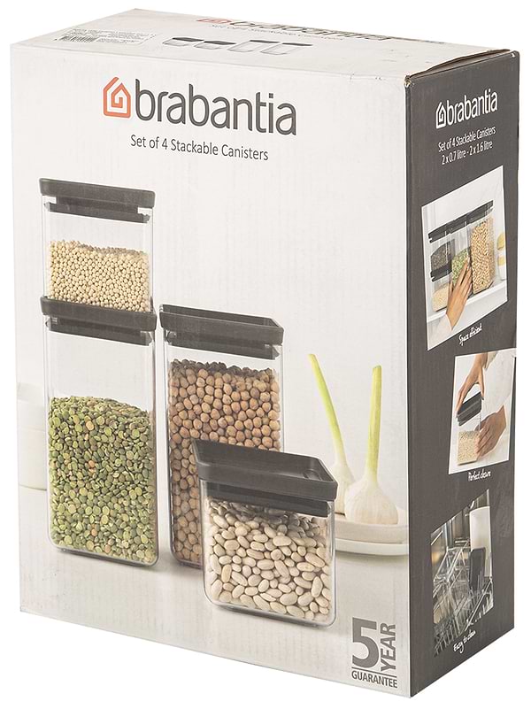 Фото - Набір ємностей для сипучих Brabantia 4 шт. 122422