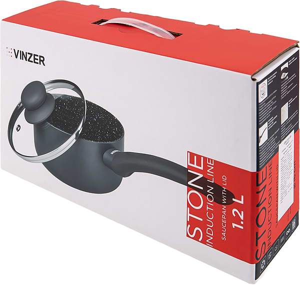 Фото - Ківш Vinzer Stone Induction Line 1.2 л (50443)