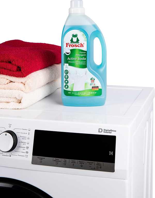 Фото - Гель для прання Frosch Концентрат Сода 1,5 л
