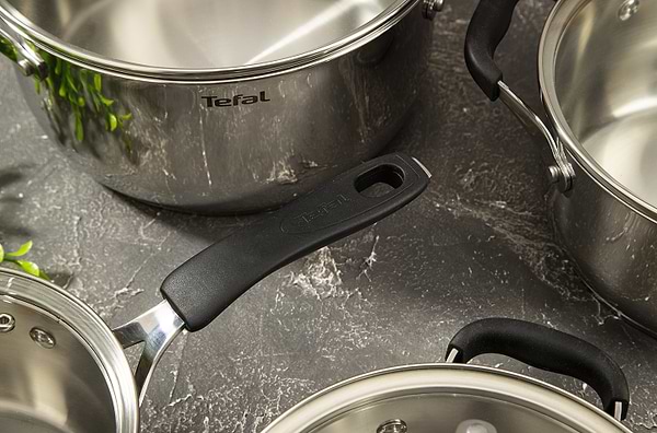 Фото - Набор посуды Tefal E493S874 Cook&Cool 8 пр., 18/20/24 см, сотейник 16 см с/кр