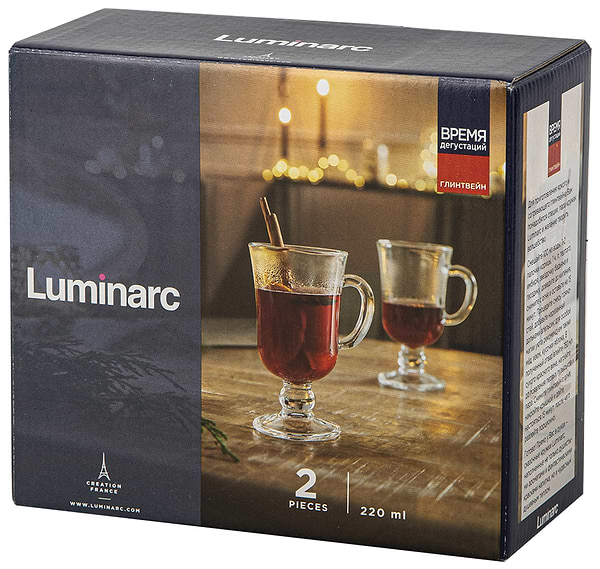 Фото - Набір чашок Luminarc 2х200 мл для глінтвейну (Q2844/1)