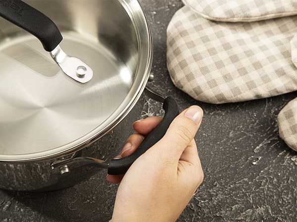 Фото - Набор посуды Tefal E493S874 Cook&Cool 8 пр., 18/20/24 см, сотейник 16 см с/кр