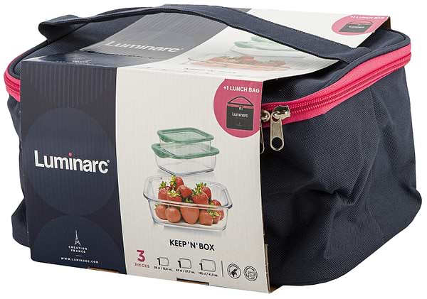 Фото - Набір емностей для зберігання Luminarc Keep'n'box + сумка (P6634)