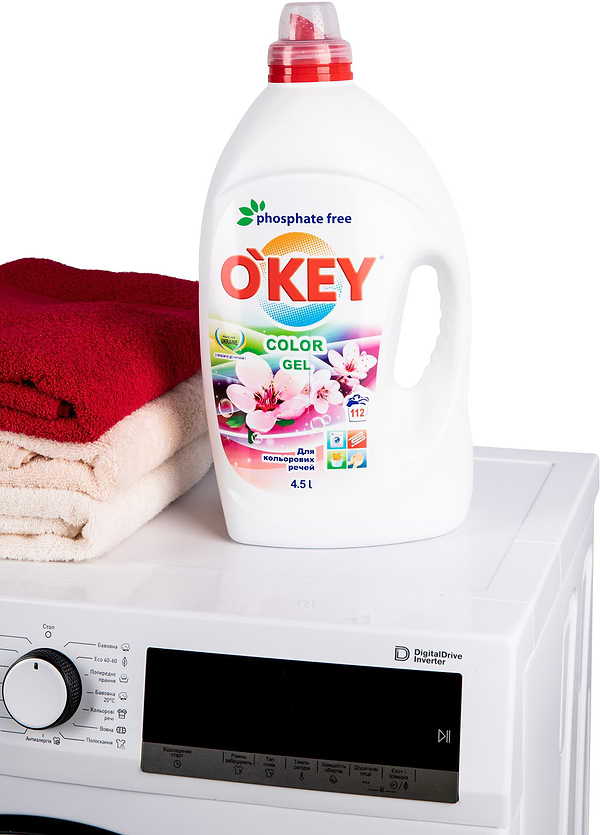 Фото - Гель для прання O'key Color, 4,5 л
