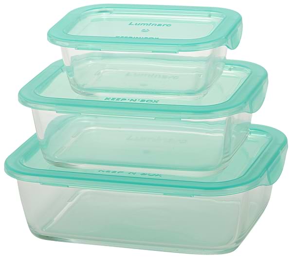 Фото - Набір емностей для зберігання Luminarc Keep'n'box + сумка (P6634)