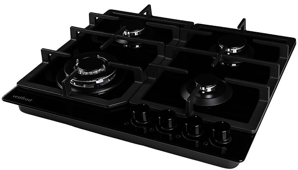 Фото - Уценка - Духовой шкаф + варочная панель газовая Vestfrost BOV70CN + GOGHV193CN