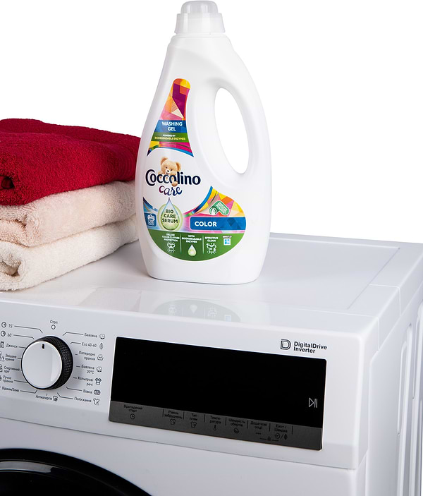 Фото - Гель для стирки Coccolino CARE д/цветных вещей 1,12л