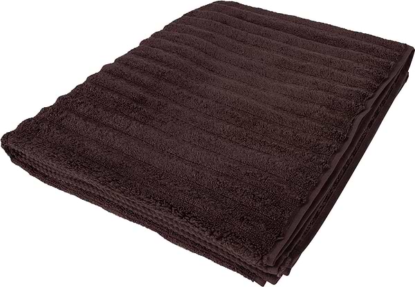 Фото - Полотенце банное GM Textile махровое Бабл Зеро Твист темно-коричневый 70х140