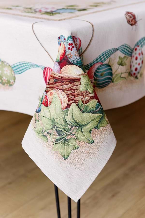 Фото - Скатерть прямоугольная Прованс Пасхальная Веснянка 135х350 см (034145)